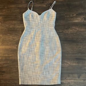 Tweed black and white dress , size 10